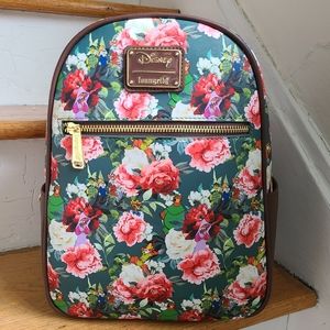 Robin Hood Floral Loungefly Disney Backpack